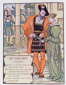 Bluebeard ve karısı, Charles Perrault (1628-1703) tarafından 